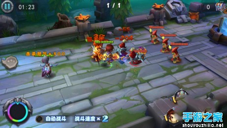 《口袋LOL》评测：Q萌寒冰一箭穿心 随时随地都能撸图片6