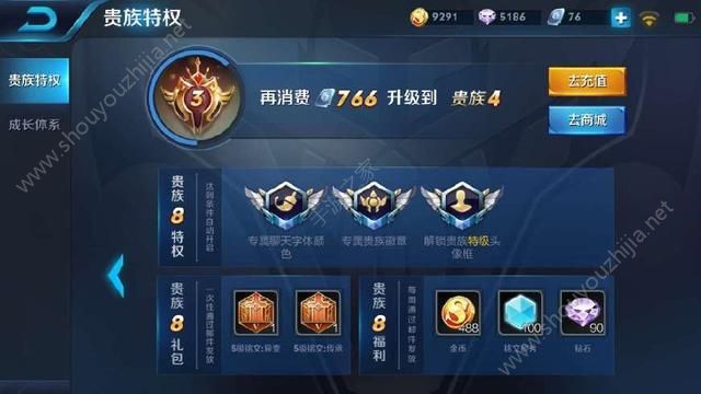 王者荣耀充值到贵族10需要多少人民币？贵族10价格特权介绍图片1