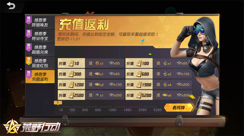 荒野行动11月2日周年庆开始，八大福利空投来临图片9