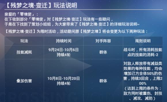 电击文库零境交错10月8日变迁残梦高伤害攻略图片1