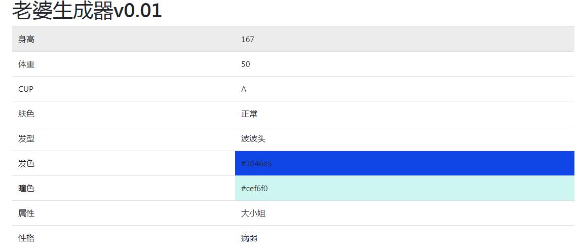 老婆生成器游戏图片1