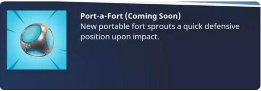 堡垒之夜手游Port-a-Forts 战术投掷武器即将到来图片1