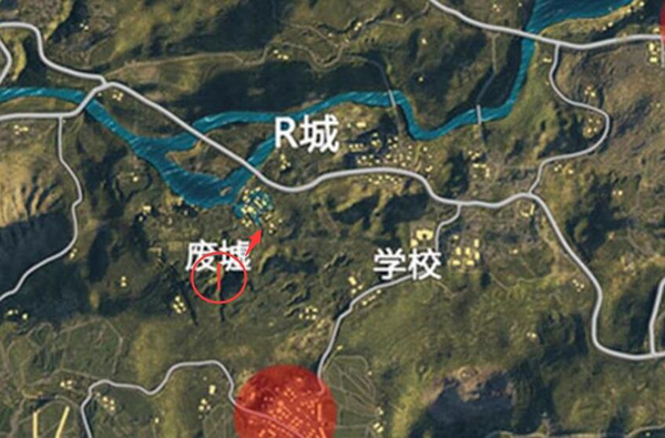 绝地求生刺激战场海岛中心区域怎么卡点？海岛中心区域卡点思路图片4