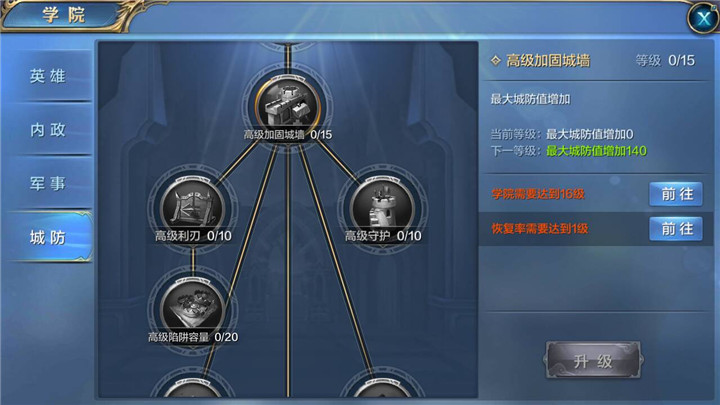 我的王朝城防科技实测数据详情解析图片5