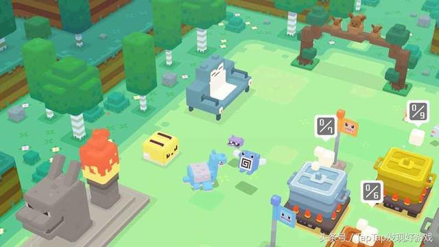 精灵宝可梦（Pokemon Quest）手游曝光：试玩视频提前预览图片8