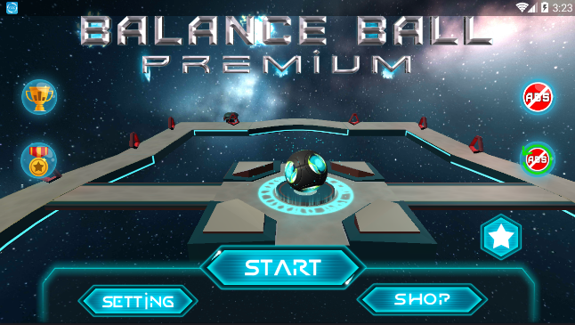 科幻平衡球（Balance Ball Premium）游戏手机安卓版图1