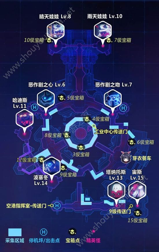 崩坏3“天命总部”最新冒险图文指南：地图分布、采集区域详细攻略图片4