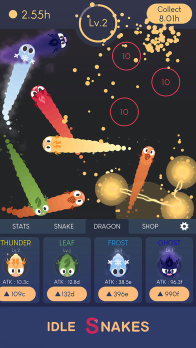 贪吃蛇打球球游戏安卓版(idle snakes)图2