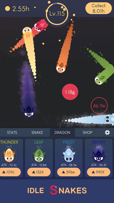 贪吃蛇打球球游戏安卓版(idle snakes)图4
