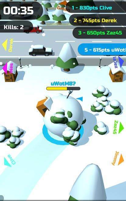 Snowball Clash游戏图1