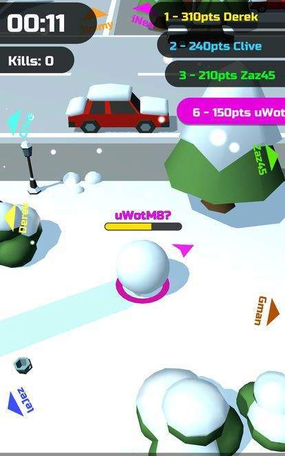 Snowball Clash游戏图2