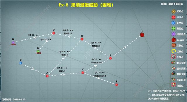 战舰少女R地狱群岛2019复刻困难ex6视频攻略图片1