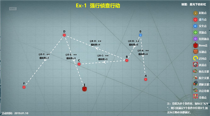 战舰少女R2019地狱群岛复刻Ex-1强行侦查行动攻略