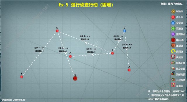 战舰少女R地狱群岛2019复刻困难ex5视频攻略图片1