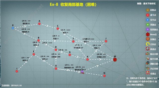 战舰少女R地狱群岛2019复刻困难ex8视频攻略图片1