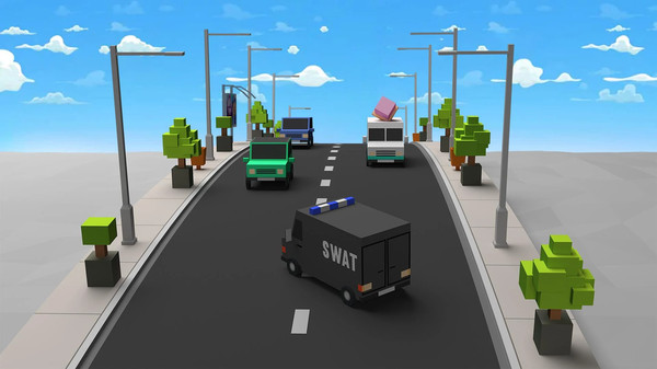 疯狂的汽车道路游戏图片1