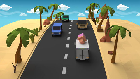 疯狂的汽车道路游戏安卓版图1