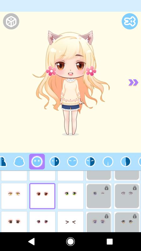 可爱娃娃头像制作（Cute Doll Avatar Maker）游戏安卓手机版图1