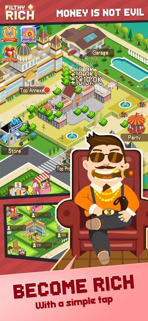 铜臭富人无限金钱中文安卓版(Filthy Rich)图3
