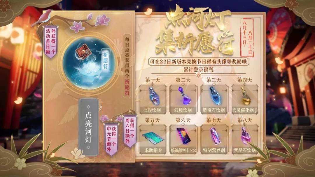 龙族幻想8月15日不删档满月活动一览 中元节福利活动汇总图片2