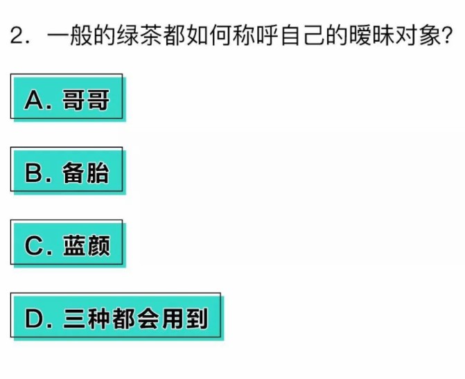 抖音鉴别绿茶测试全国统一卷官方版图1