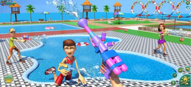 水上公园彩弹射击游戏图2