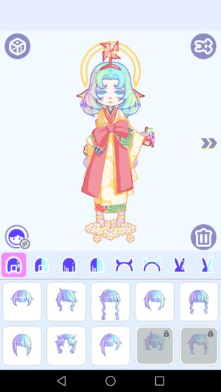 魔幻粉彩女孩萌拼平台游戏图片1