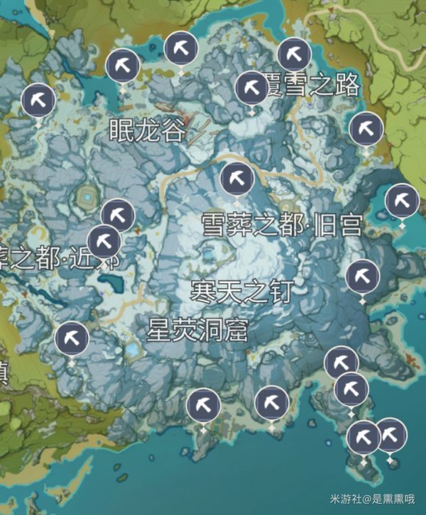 原神星银矿石在哪里最多 星银矿石位置分布一览图片5