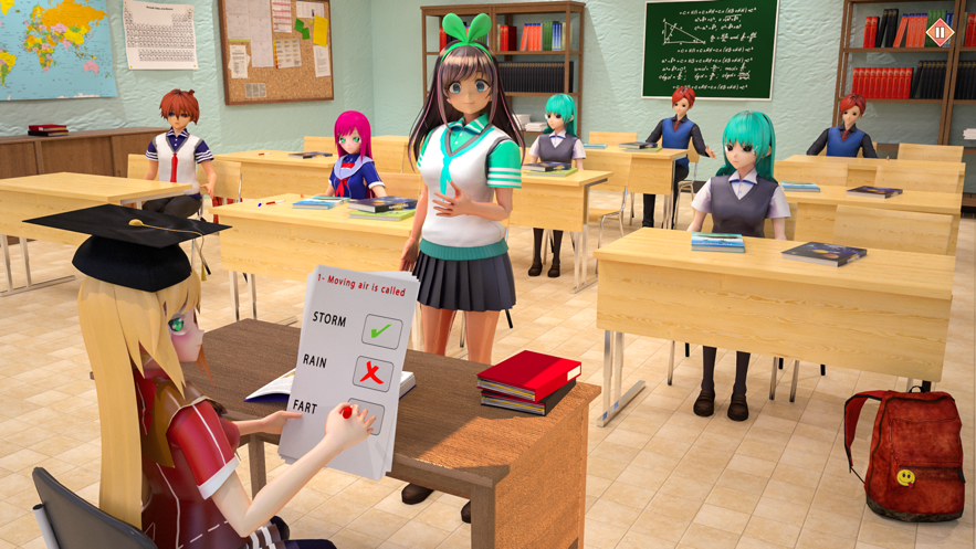 School Girl Love Life 3D游戏图3