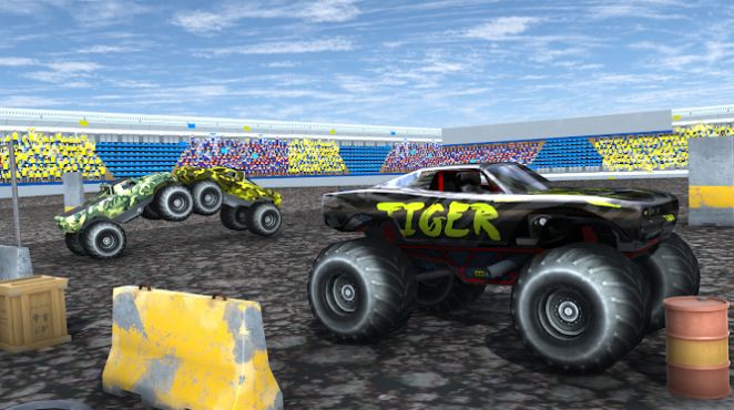 越野怪物卡车顶级赛车特技2021游戏安卓版图3