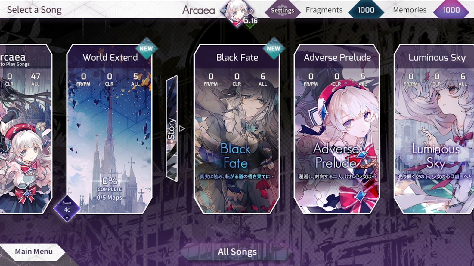 Arcaea3.3.0歌曲最新安卓版图2