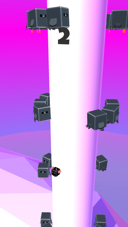 飞扬的钟塔3D游戏安卓版(Flappy Tower 3D)图2