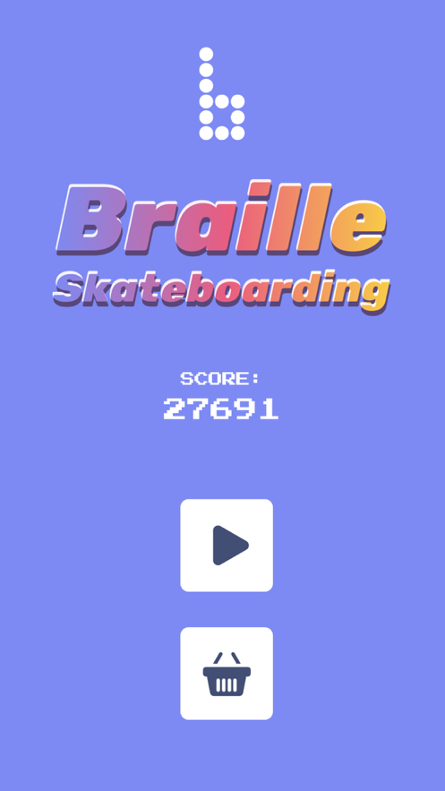 盲文滑板游戏安卓版(Braille Skateboarding)图1
