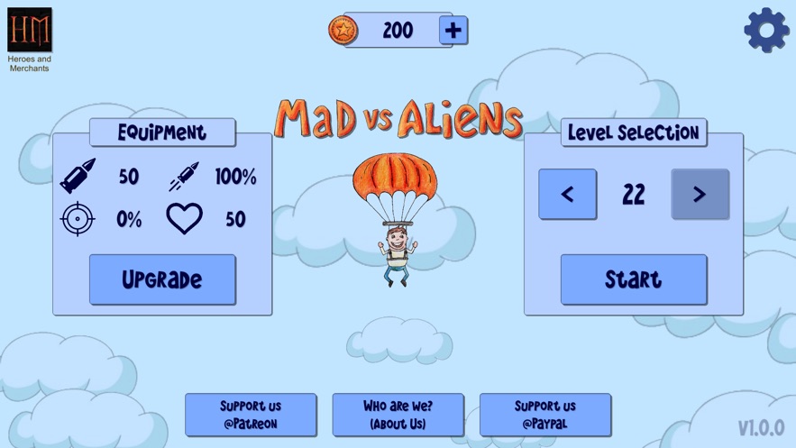 食物与外星人游戏安卓版（Mad vs Aliens ）图1