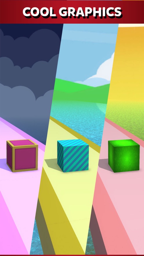 立方体乐趣跑游戏安卓版(Cube Fun Run)图2