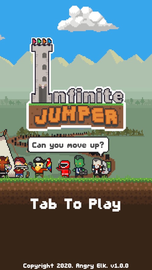 无限像素跳线游戏街机版(Infinite Pixel Jumper )图1