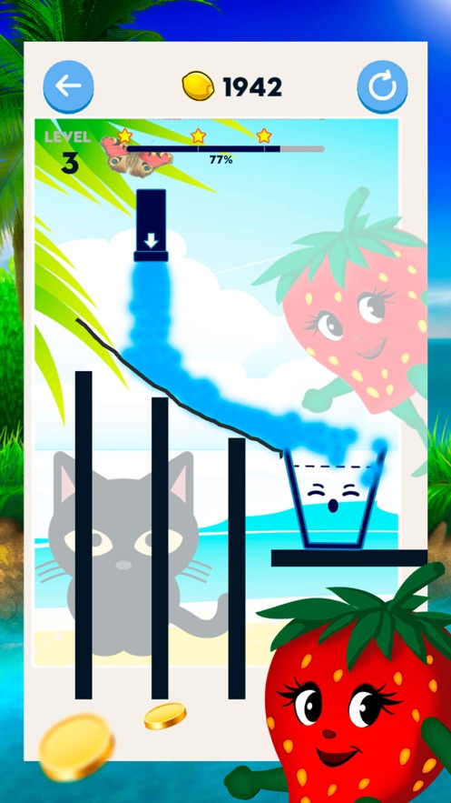 水果蛋糕盛满杯子游戏安卓版(Fruity Cake:Fill the Glass )图3