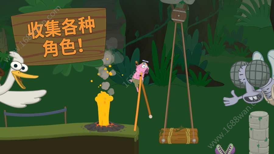 小鸡踩高跷游戏图3
