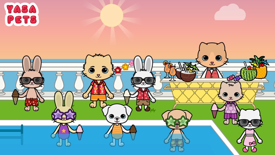 雅莎宠物度假游戏安卓版(Yasa Pets Vacation )图3