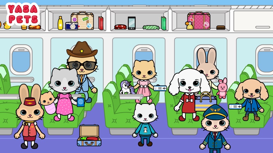 雅莎宠物度假游戏安卓版(Yasa Pets Vacation )图2