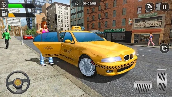 现代出租车驾驶停车3D游戏安卓版图3
