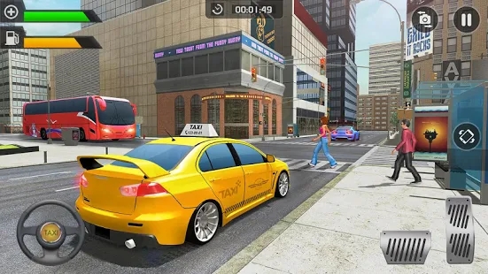 现代出租车驾驶停车3D游戏安卓版图1