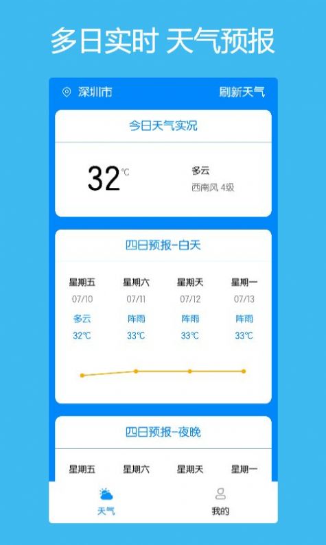 本地每日天气通app图片1