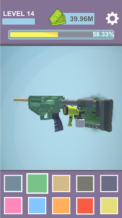 Idle Gun Assembly游戏图片1