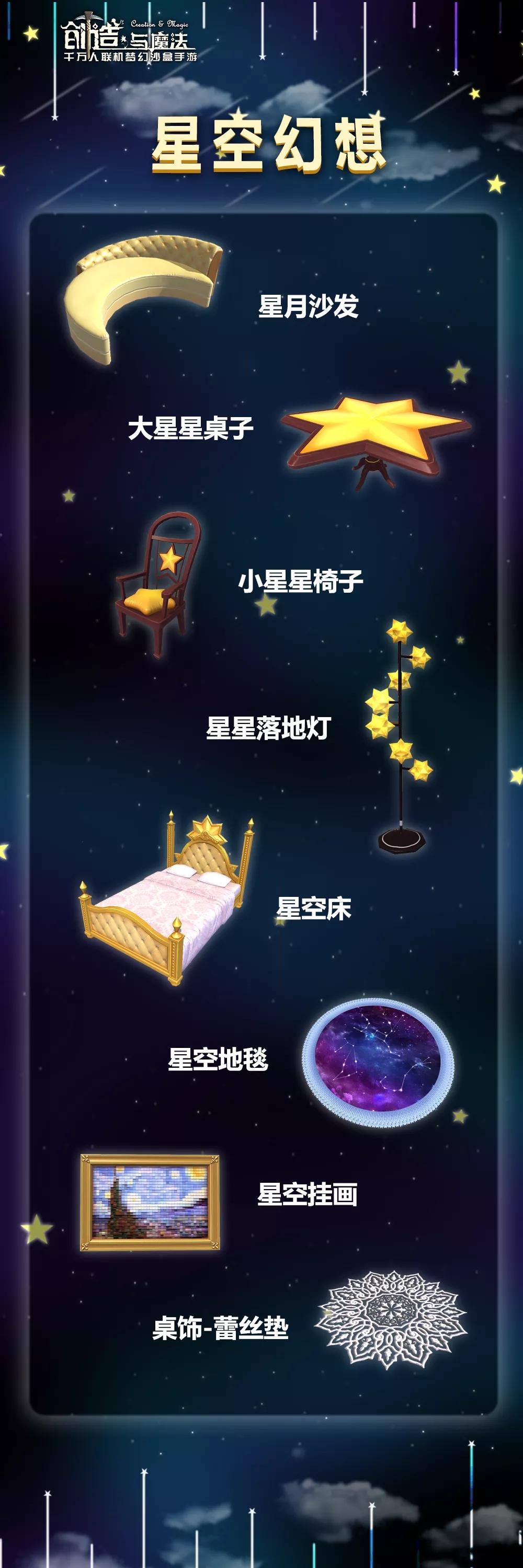 创造与魔法新家具星空幻想系列一览 新家具星空幻想怎么样？图片2