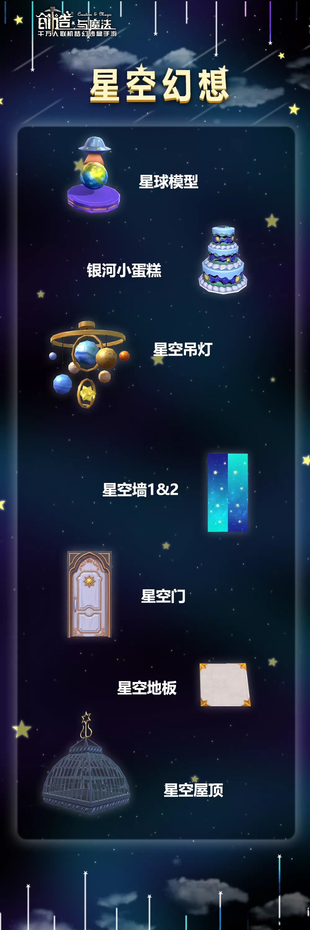 创造与魔法新家具星空幻想系列一览 新家具星空幻想怎么样？图片1