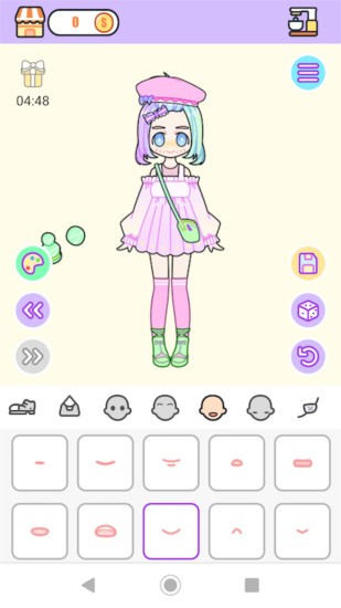 粉彩女孩换装游戏图3