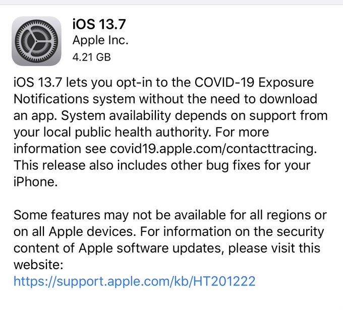 苹果iOS13.7开发者预览版Beta描述文件官方更新地址图2