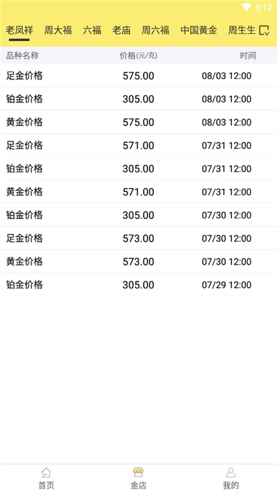 每日金店app手机版图2