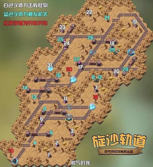 剑与远征旋沙轨道攻略路线2021 旋沙轨道路线图全宝箱奖励大全图片2